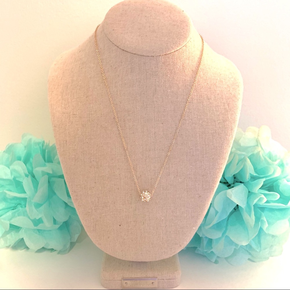 BaubleBar Pave Ball Necklace
